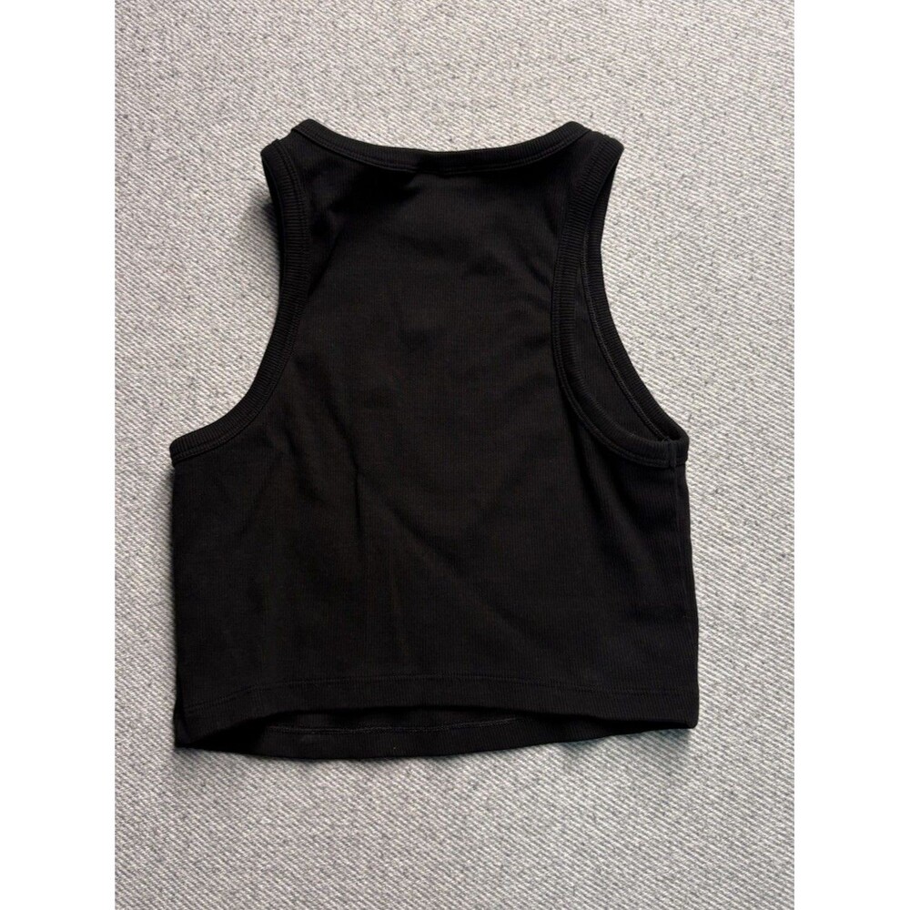 H&M Ribbed Crop Tank Top - Size Medium - Picture 3 of 5